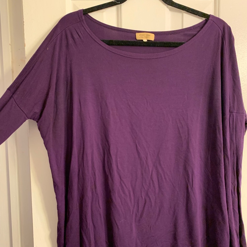 Purple Piko Top